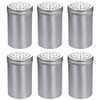 GRÄWE Set of 6 Aluminium Spice Shakers, Salt Shakers, Pepper