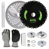 Brush Cutter Trimmer Conversion Kit with 9"x20T Carbon Steel Chainsaw