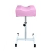 LOVEVLOGY LOVEVLOGY Pedicure Stool, Height Adjustable, H-Shaped Arch Cushion, Pink,