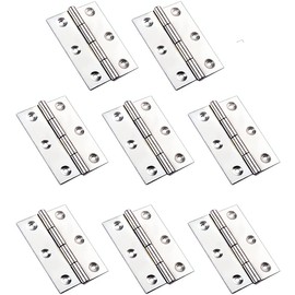 Hardbase Hardware Hinges Flat Hinges Stainless Steel Hinges General Symmetric Hinges 6 Pieces 3 Inch