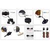 Ccjh Side-mounted Limiter For Sliding Door Rail Resistance Plate Black