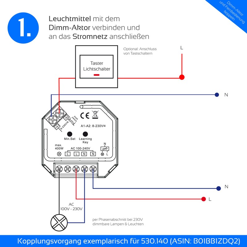 iluminize Dimmer with Remote Control