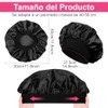6 Piezas Gorro de Seda para Dormir Ajustable, Capó Gorro
