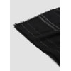 s.Oliver Loop Scarf with Checks and Stripes, black