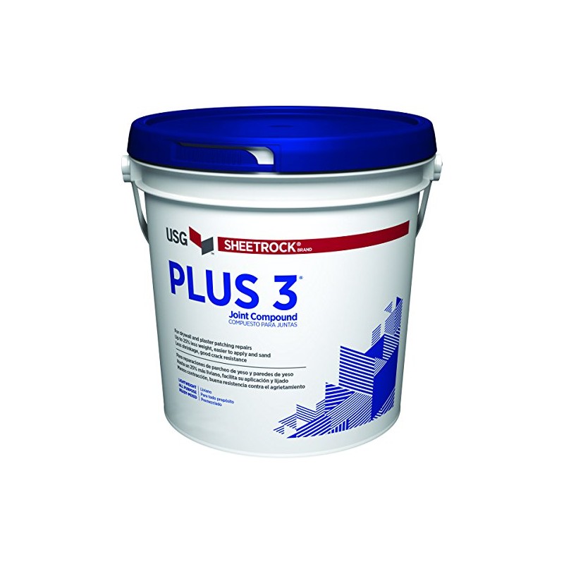 U S GYPSUM 384013 3.75QT Plus3 Compound, 3.5 qt, White