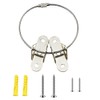 Anti Tip Furniture Straps, Steel Wire Furniture Wall Anchors Kit,