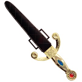 Dagger Decorated withScabbard Daggers Novelty Toy Weapons & Armour for Fancy Dress Costumes  Accessory