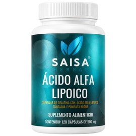Ácido Alfa Lipoico | 600 Mg Por Porción | Saisa Herbal | Antioxidante Potente | Protección Celular | Suplemento Natural (250)