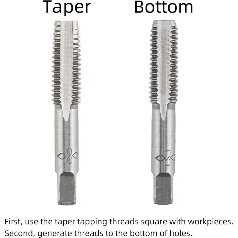 Aceteel M6X1.0 Hand Tap and Die Set, M6X1.0mm Metric Threading