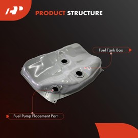 A-Premium Fuel Tank with O Ring Compatible with Toyota Camry 1983/1985-1986 2.0L, Gas, Replace# 77001-39135