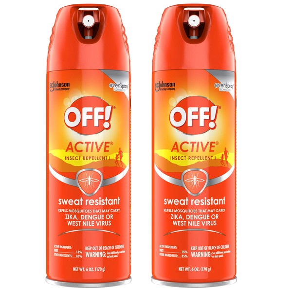 OFF! Active Mosquito Repellent, 6 OZ (Pack of 2)