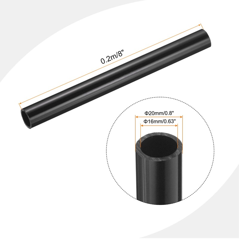 QUARKZMAN PVC Round Pipe, 16 mm x 20 mm, ID