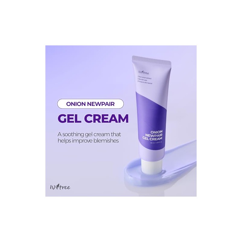 IsNtree Onion Newpair Gel Cream skin soothing,hydration,care acne spots and