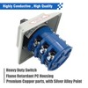 KEYMOO 125A Rotary Changeover Switch with Master Switch Exterior Box,