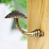 Fyne-Finds Mushroom Decor Wall Metal Hook Leads Coat Keys Wall