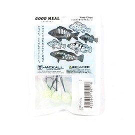 JACKALL Jig Head, Good Meal Head, 0.2 oz (5 g), Glow
