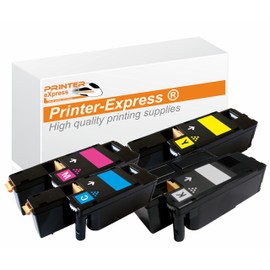 PRINTER eXpress XL Toner 4er Set kompatibel mit Dell 7C6F7, 593-11130, 5R6J0, 593-11129, XY7N4, 593-11131, 4J0X7, 593-11128 C1660 C1660W C-1660 C-1660W Drucker