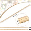 Treela 24 Pack 39 Inches Meter Stick Wood Ruler Economy