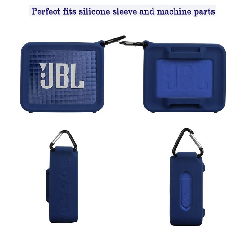 Hermitshell Travel Case for JBL GO2 (Blue 3, Case for