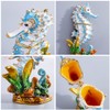 YU FENG Hinged Seahorse Trinket Box Hand-Pasted Rhinestones Crystal Jewelry