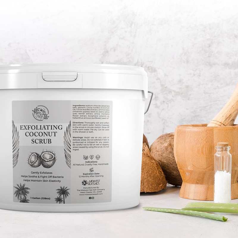 The Midwest Sea Salt Company - Exfoliating Coconut Oil Scrub