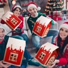 AmazingSpark 12 Pack Large House Shaped Christmas Gift Boxes with