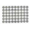 uxcell Furniture Desk Table Self-Adhesive Screw Hole Covers Stickers 54