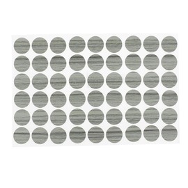 uxcell Furniture Desk Table Self-Adhesive Screw Hole Covers Stickers 54 in 1 Gray