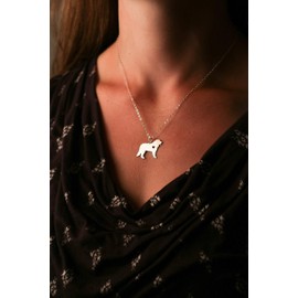 Bernese Mountain Dog Necklace - IBD - Berner - Personalize Name Date - Pendant Size Options - Sterling Silver 14K Rose Gold Filled Charm