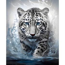 NAIMOER Tiger Diamond Painting Erwachsene, Diamant Painting Bilder Tiger Diamond Painting Erwachsene Tiere Diamond Painting Kinder 5D Diamant Malerei für Home Wand Décor(30x40cm)