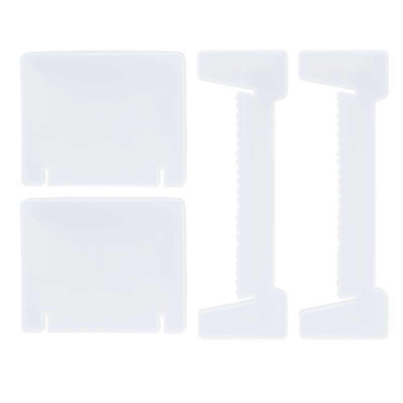 Crystal Epoxy Storage Shelf Mold Desktop Clear Silicone Die DIY