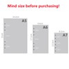 A6 Planner Refill Spiral Notebook Refill 6 Ring Binder Refill,