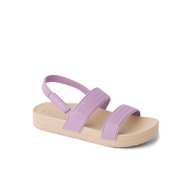 REEF Kids' Water Vista Platform Sandal, Water Friendly, Adjustable Strap, Lavender, 4