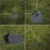 LOVMEAD Golf Alignment Sticks Holder, Golf Training Aids Iron Plate