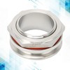 Leapiture 2" Weldless Homebrew Bulkhead Tri Clamp Bulkhead Fitting, Bulkhead