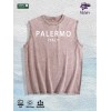 Palermo Italy Graphic Washed Vest US Warehouse 3 Colors Cotton