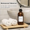 12 Pcs Waterproof Soa-p Labels,Waterproof Labels for Bottles,Kitchen Labels,Lotion Labels