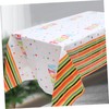 CHILDWEET Mexican Party Tablecloth Carnival Decorative Table Runner PVC Table