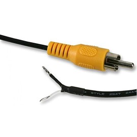Video Lead Phono to Tin Ends 10m RCAYEL-FREE10M