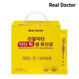 [리얼닥터] 닥터픽 생유산균 180포 1개 (6개월분) /온가족 유산균 [Real Doctor] Dr. Pick Probiotic 180 Sachets 1 Pack (6 Months Supply) / Family Probiotic