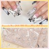 150 Pcs Silver Nail Charms, 15 Styles Gun Star Butterfly