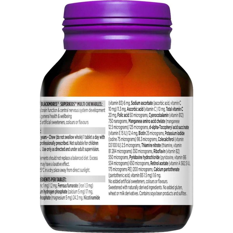 Blackmores Superkids Multi 60 Chewables