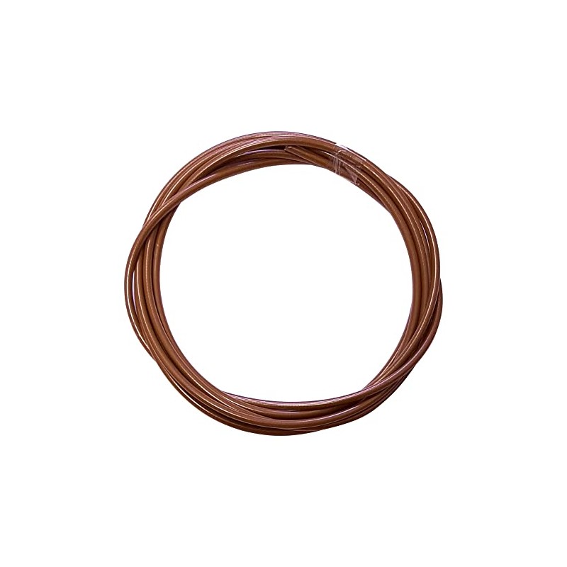 Bike Brake Cable Sheath, 5 mm x 3 m, Brown