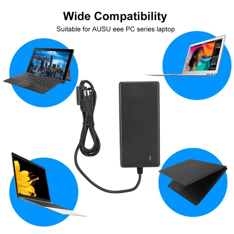 12V 5A Power Supply Adapter, 60W 4 Pin Laptop/Notebook Charging