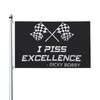 Checkered Racing Flag I Piss Excellence Ricky Bobby Flag 3d