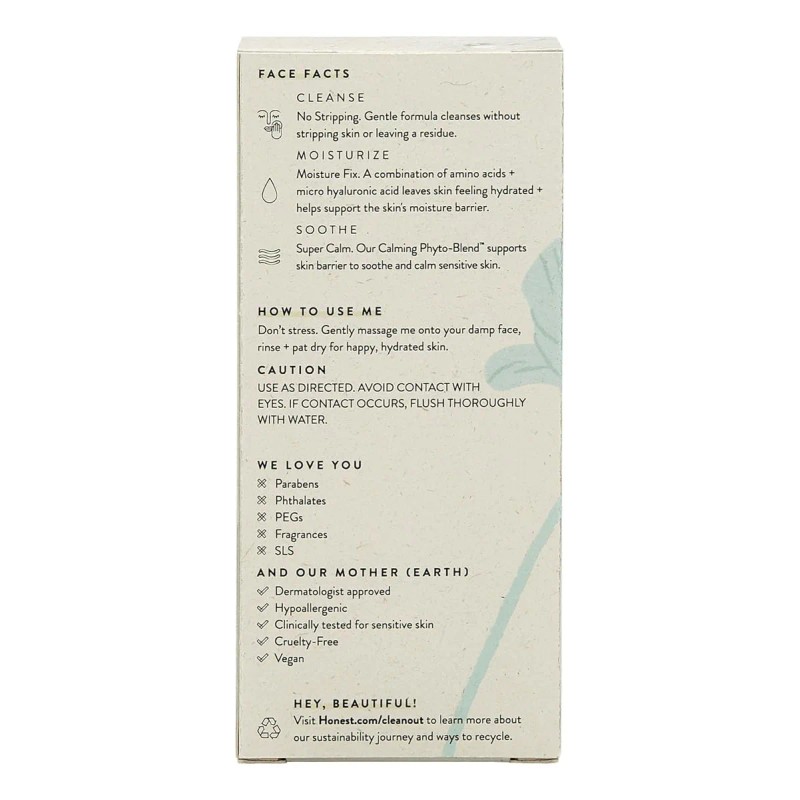 Honest Beauty Calm On Foam Creamy Cleanser