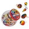 Fruidles Crazy Fruit Candy Rings, Assorted Hard Candy Lollipops, Individually