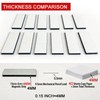 TSUYA Magnetic Strips, 0.15 inches（4mm）Thick Strong Adhesive Flexible Magnetic Tape