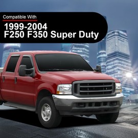 DOTCOM Dash Instrument Cluster Bezel Panel Black W/o Hole Compatible with Ford F250 F350 Super Duty 1999 2000 2001 2002 2003 2004 Dashboard Black