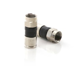 PPC Belden EX6PLUS RG6 and Single, Dual, Tri Shield Indoor/Outdoor Compression Connector for DIRECTV, Comcast, Cable, Dish Network, Fios